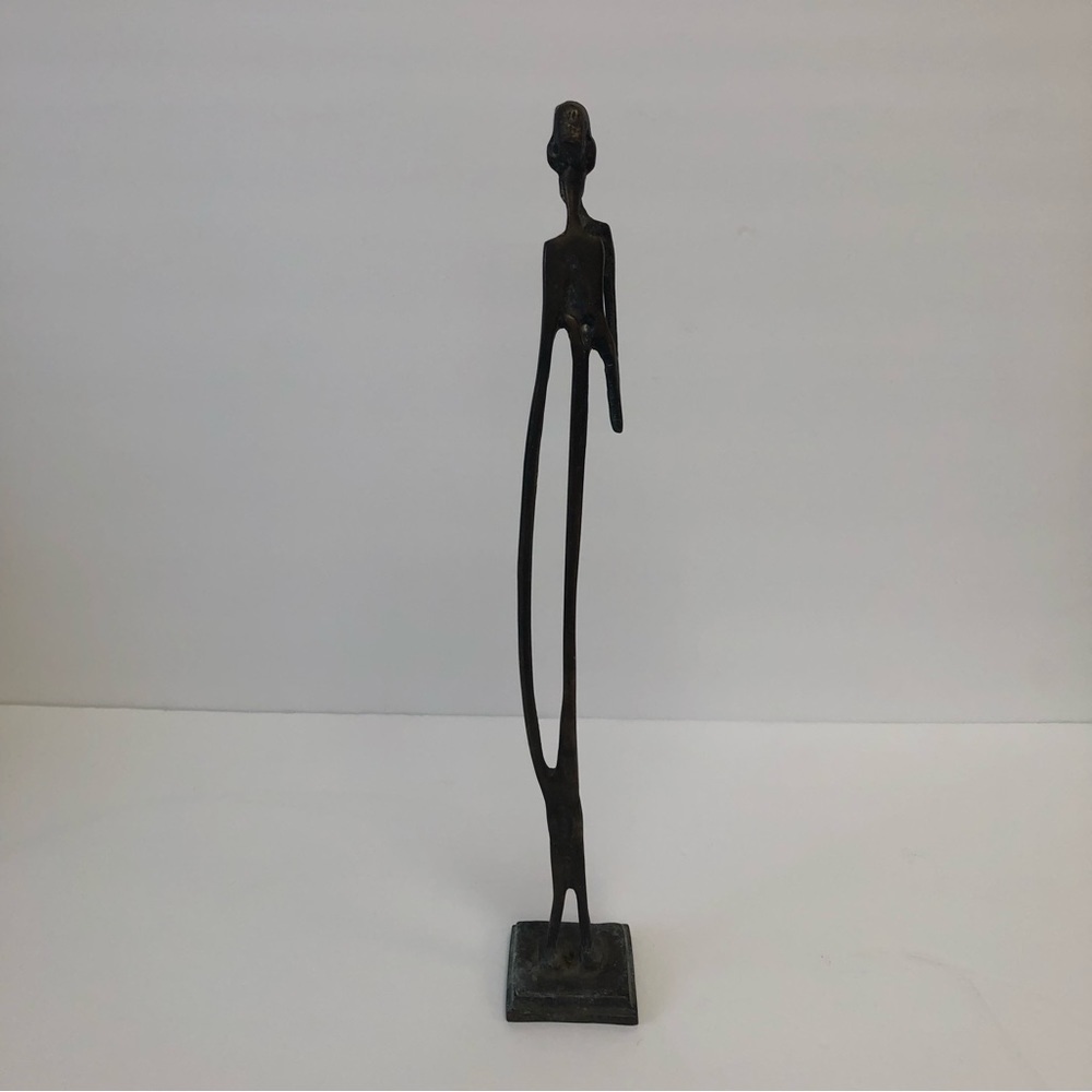 African Bronze Sculpture/ Vintage